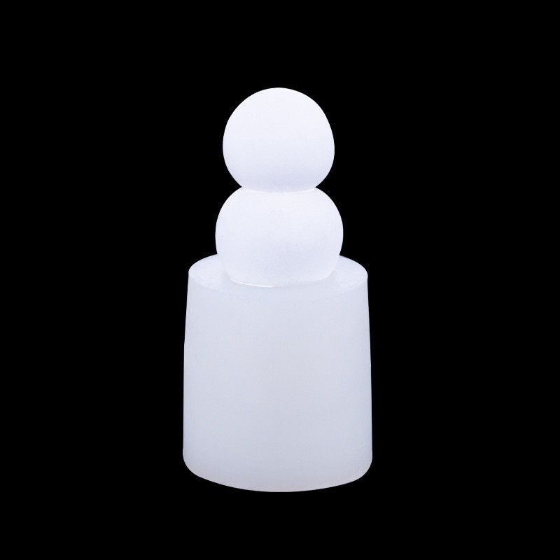 Navidad tridimensional muñeco de nieve bola de nieve redonda esférica francés punto occidental mousse pastel molde de silicona pastel postre Decoración