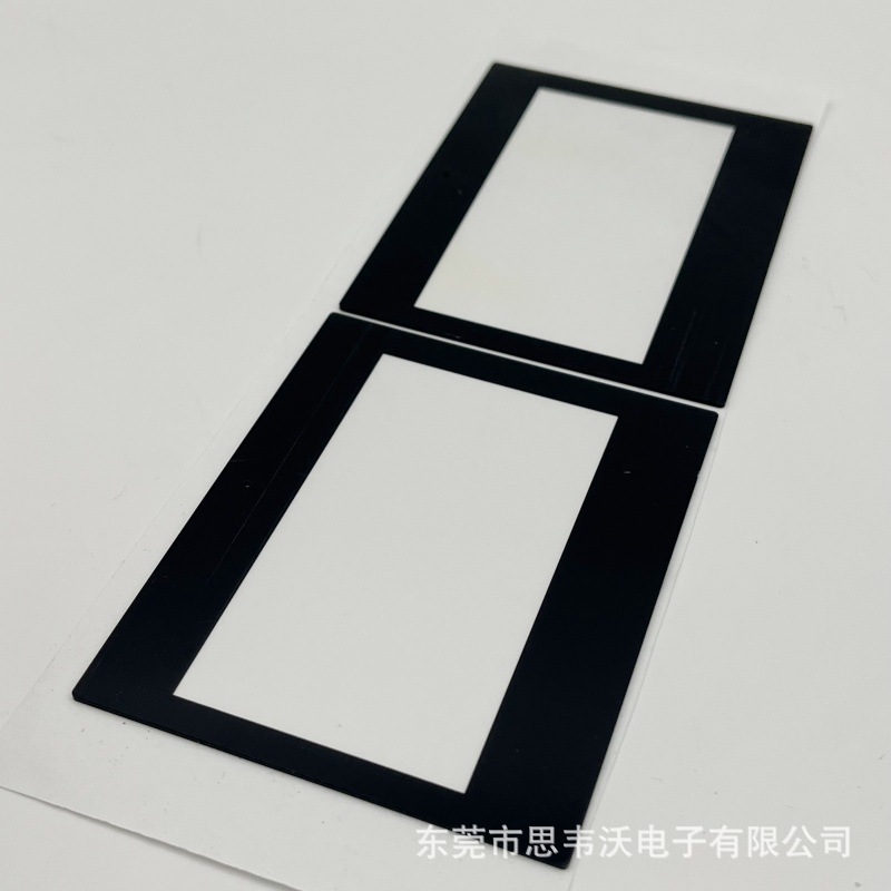 防刮花PC亚克力视窗镜片丝印黑色边框仪器仪表显示屏保护视窗镜片