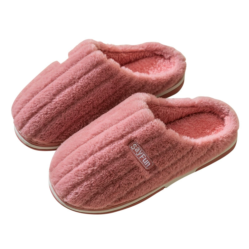 Демисезонные тапочки, нескользящая тёплая зимняя обувь для возлюбленной платформы для беременных