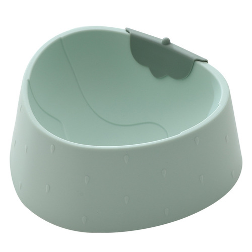 Ins style strawberry bowl cross-border wholesale cartoon cat bowl cat food bowl water bowl cat basin pet bowl pet supplies
