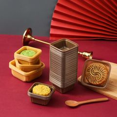 加厚加高月饼托月饼底托中秋流心月饼内托蛋黄酥包装吸塑盒50个装