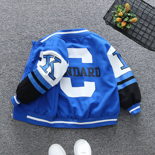 Boys' Jackets Spring and Autumn Korean Style Medium and Large Children's Clothing Boys' Jackets Sportswear 2024 Spring New Children's Tops