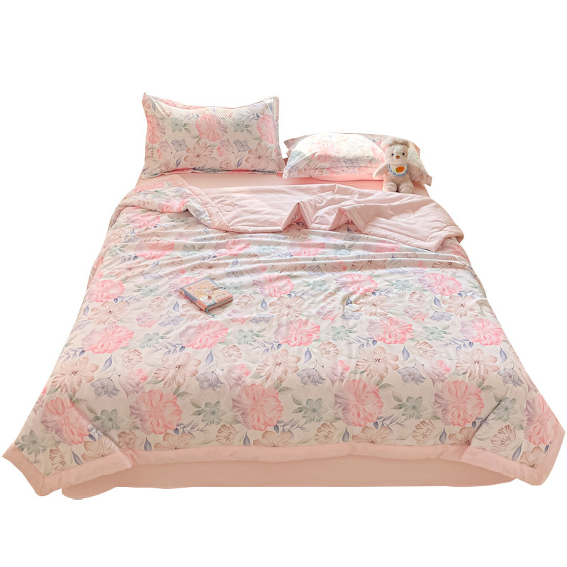 Edredón de aire acondicionado de verano edredón fresco de verano edredón lavable a máquina 2025 nuevo dormitorio individual edredón de primavera y otoño edredón de regalo delgado