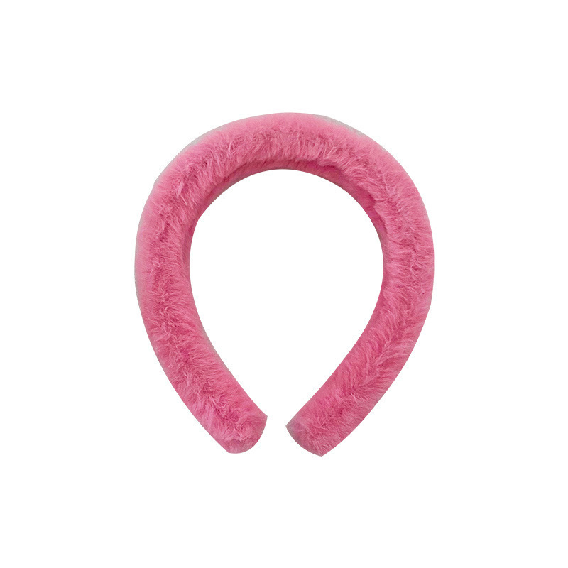 Estilo coreano color sólido simple diadema decoraciones de las mujeres lavado la cara máscara maquillaje banda pelo nuevo Accesorios pelo al por mayor