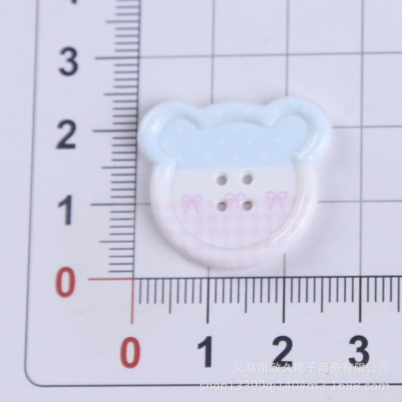 小さな新鮮なクマのボタンアクリル diy ジュエリーアクセサリー携帯電話ケース靴バックル靴フラワーパッチヘアアクセサリー材料|undefined