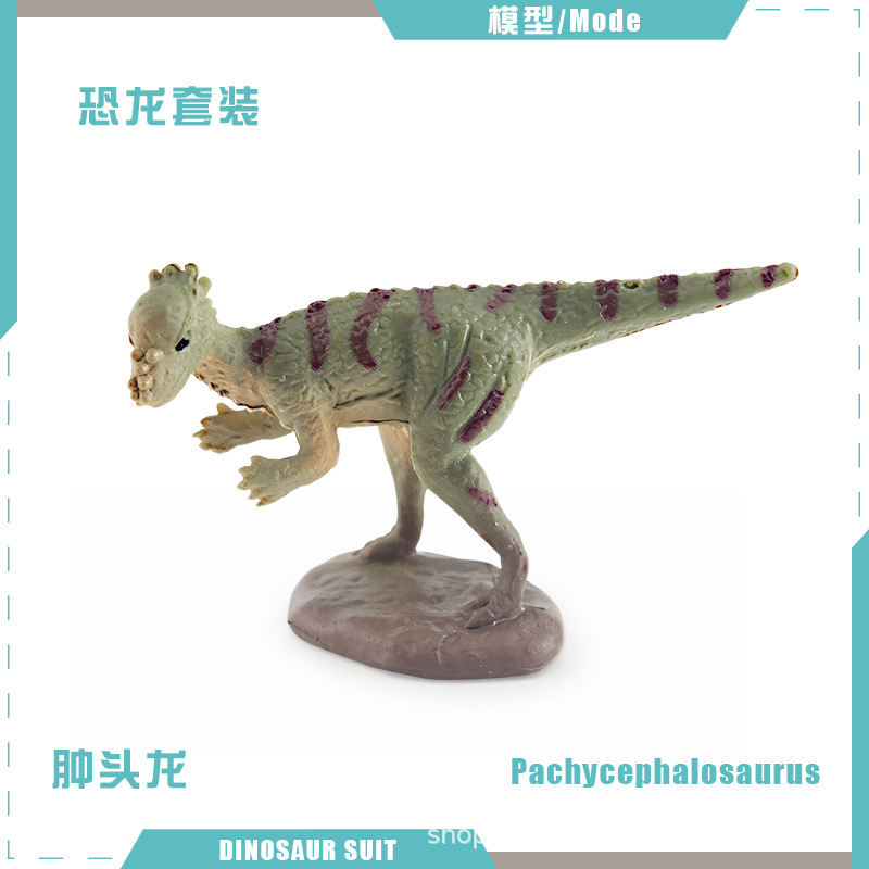 Modelos realistas de mini dinosaurios jurásicos transfronterizos: figuras de pterodáctilo, estegosaurio, parasaurolophus, velociraptor, therizinosaurus, ornithoraptor.