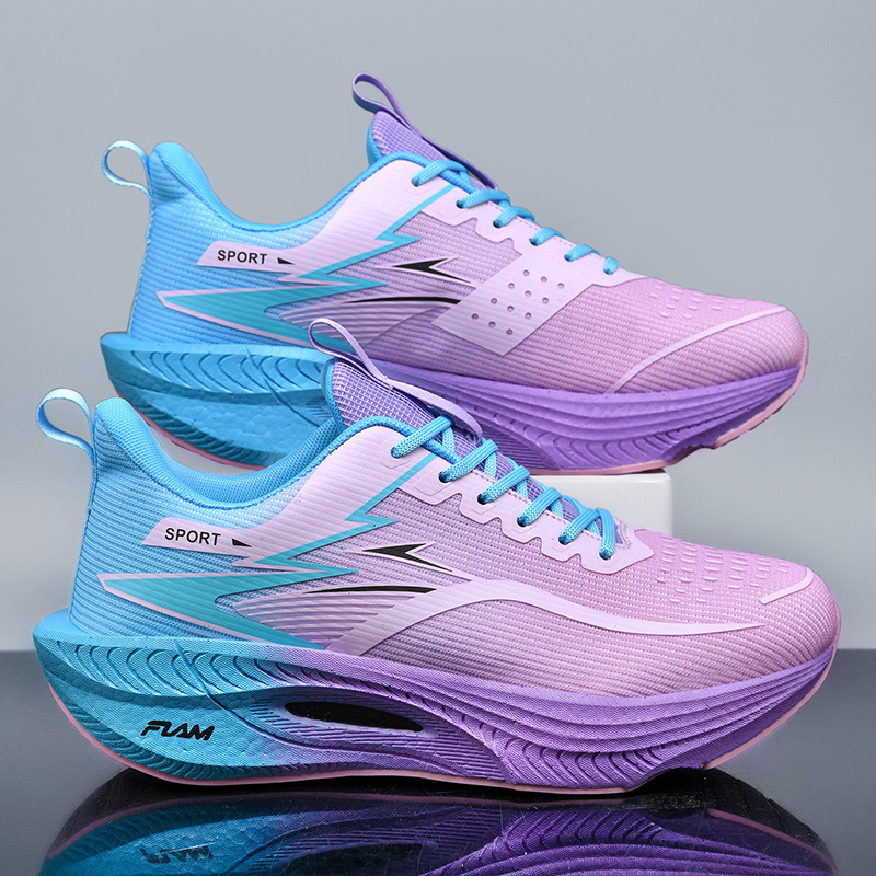 Nuevo tablero de carbono profesional ultra ligero elástico zapatos deportivos casuales de otoño para hombres y mujeres zapatos de entrenamiento de prueba física zapatos cómodos para correr