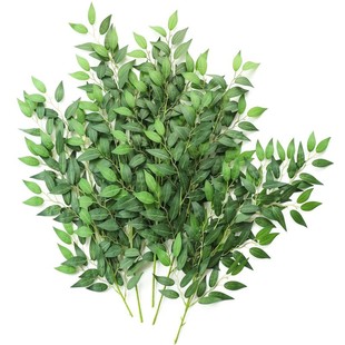 Cross-border simulated sand jujube leaf wedding hand-held flower accessories indoor fake flower ornament artificial simulated green plants