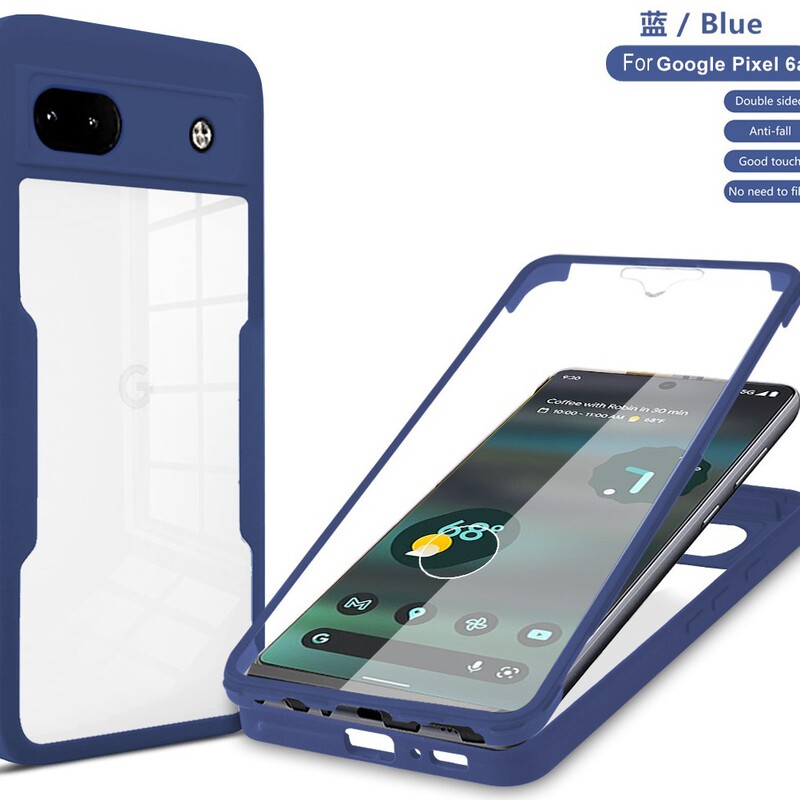 Suitable for Google pixel6A Case Film All-in-One Phone Case for Qicai 360 All-in-One TPU + Acrylic Protective Case