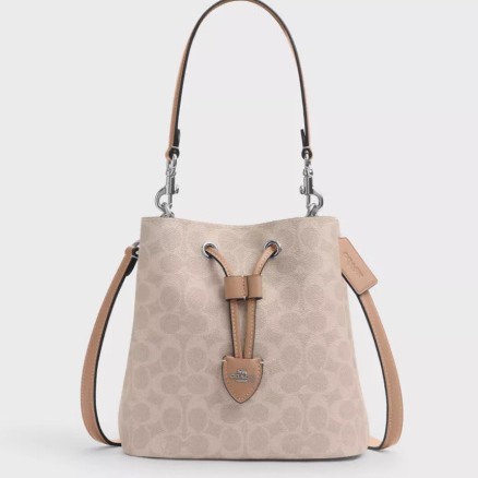 Kouc's 25 New Rowan Bucket Mother-In-Law Bag Casual Work Clothing Versatile One-Shoulder Cross-Body Drawstring Bucket Bag