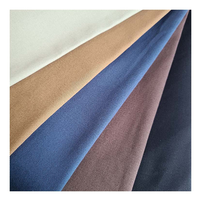 97% algodón 3% tela de spandex 32 * 16 + 70D 255gsm algodón tejido pantalones de spandex