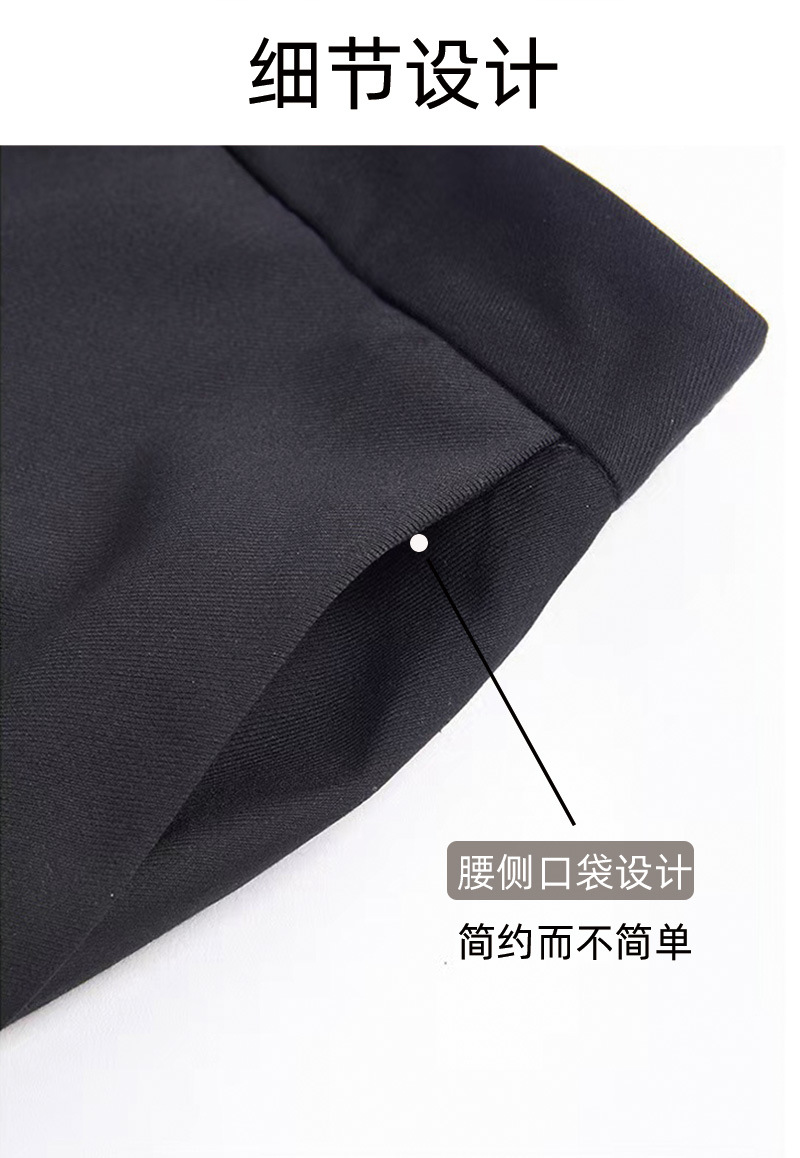 Chân váy bút chì nữ công sở lưng cao dáng ôm — Màu đen chi tiết 9