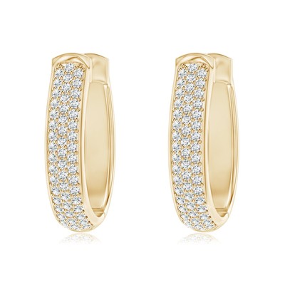 2022 Cross border New products Hoop Gold zircon Earrings Exaggeration Europe and America fashion Trend Earrings
