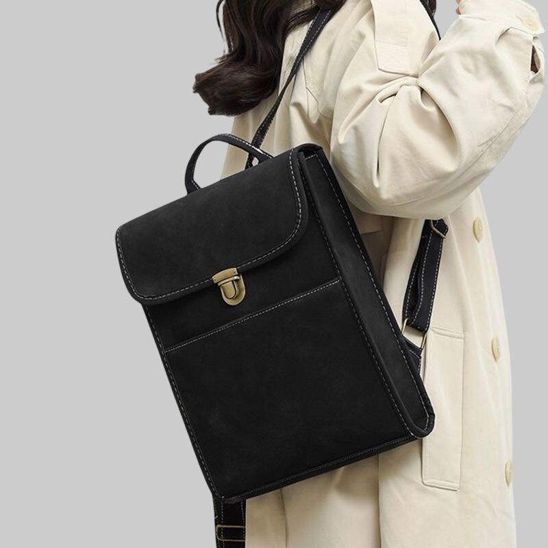 Computer Bag, Simple Backpack, College Student Notebook Bag, Korean Style Casual Handbag, New Model, 16 Inches