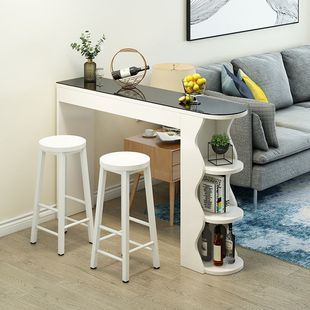 Small Apartment Bar Table Home Modern Minimalist Living Room Entrance Small Bar Sofa Side Table Restaurant Light Luxury Partition Cabinet