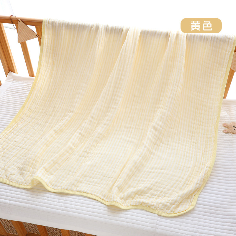 竹棉纱布-黄色 / 六层高密110*110cm