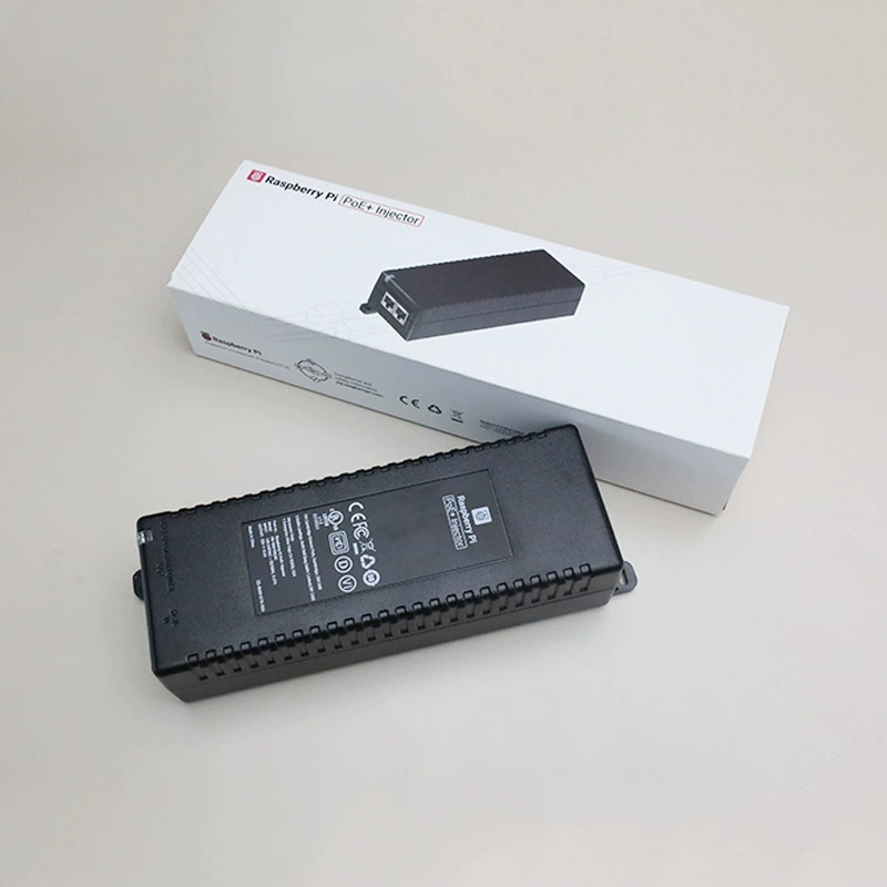Официальный PoE+ инжектор Raspberry Pi стандарта 802.3at для Raspberry Pi 5/4B
