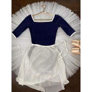 Chiffon waist apron shape dress for ballet dance dress adult chiffon skirt ballet half