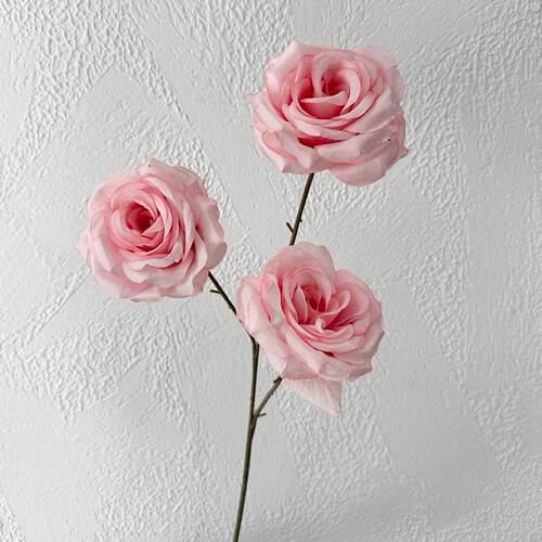 3 Sweetheart Rose Artificial Flowers Wedding Hall Engagement Party Decoration Fake Flower Stage Setup Flower Path Guide Flower Arrangement