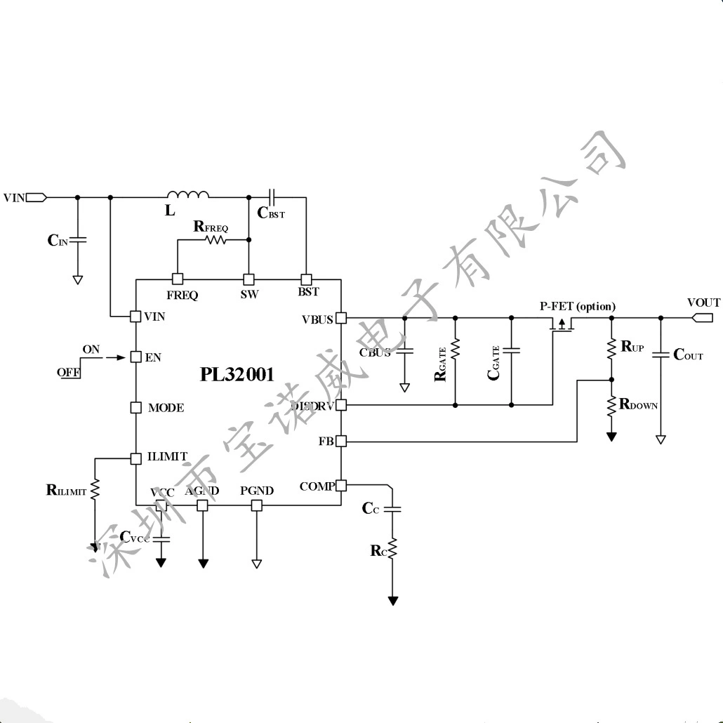 PL32001 24V 10A синхронный DC-DC преобразователь с нагрузкой для открытия управляющего чипа