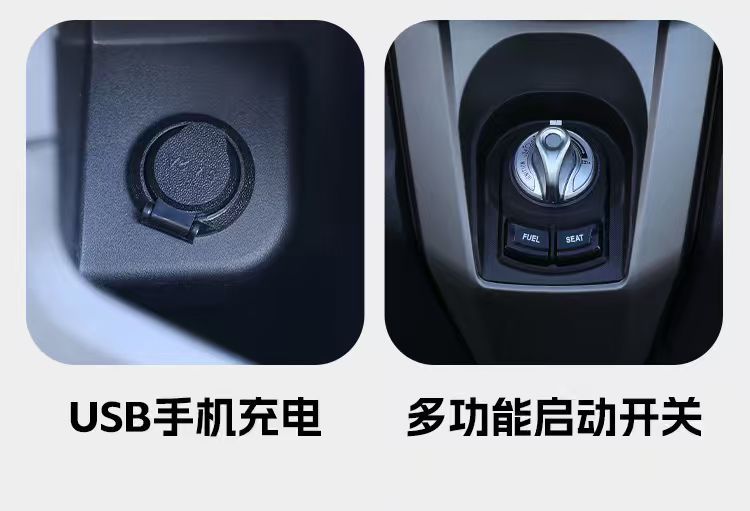 Exported and Processed 2026 Trendy Model Mengshi 4Th Generation 150Cc Large-Scale Scooter Motorcycle, Compliant with New National Standards