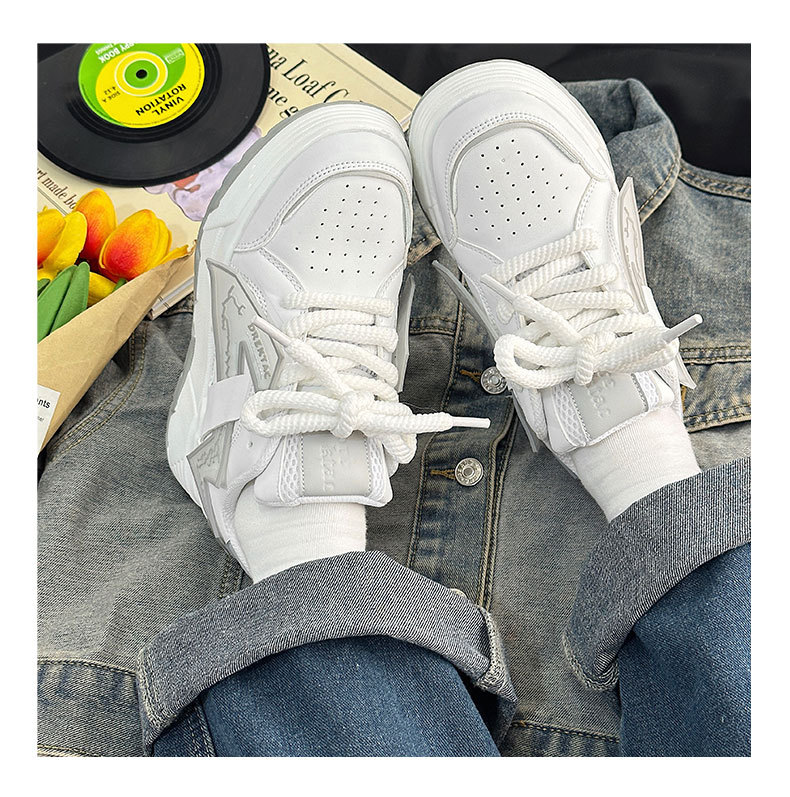 Nuove scarpe da ginnastica alla moda per coppie con pane a vita alta con suola spessa Scarpe da corsa casual per studenti di minoranza cinese-chic_voghion.com