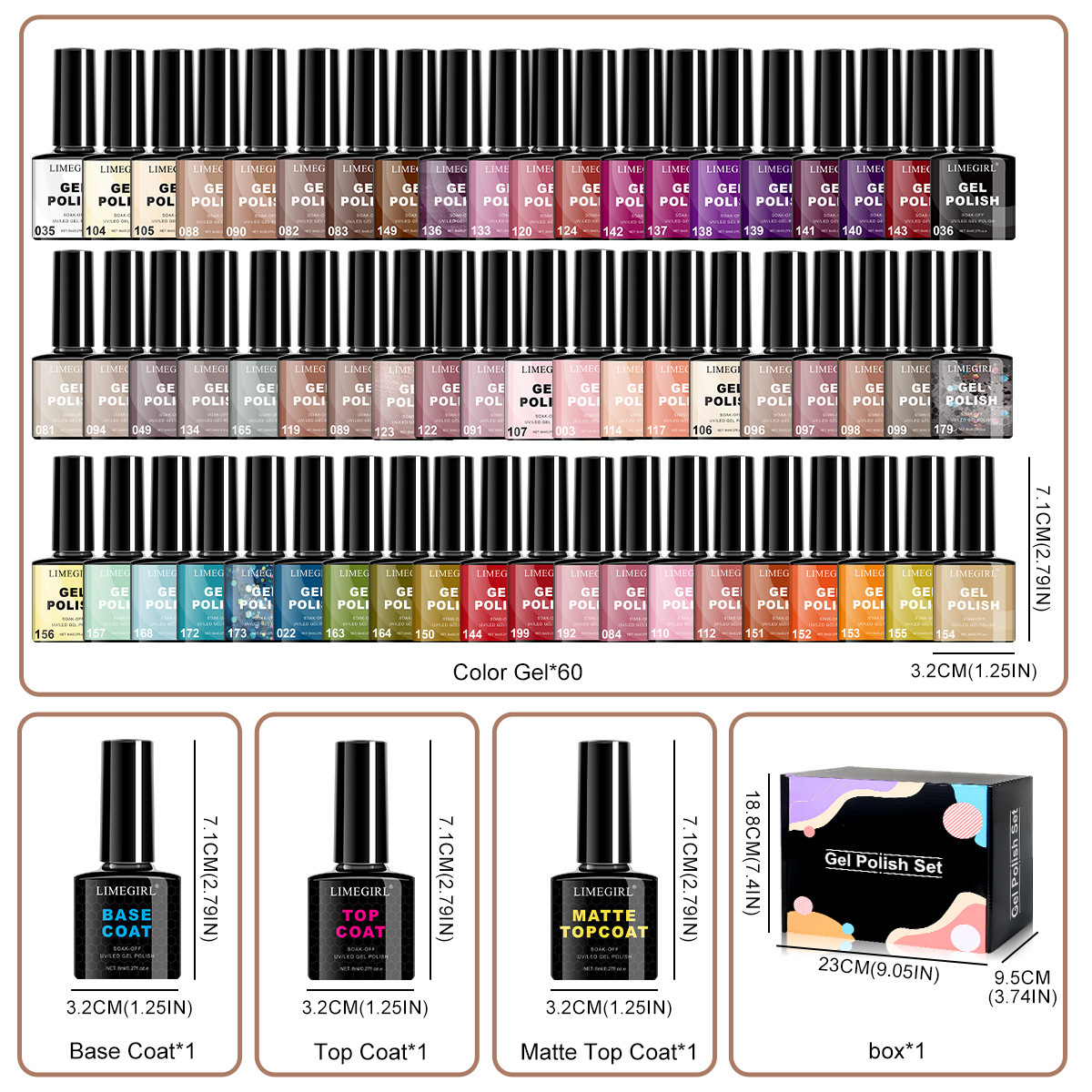 El nuevo juego de pegamento funcional para uñas de 24 colores de Amazon, pegamento de fototerapia extraíble, capa de sellado desechable, imprimación de sellado mate