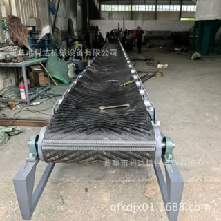 15米长600宽水平传送皮带输送机 移动式装车皮带输送机 可升降