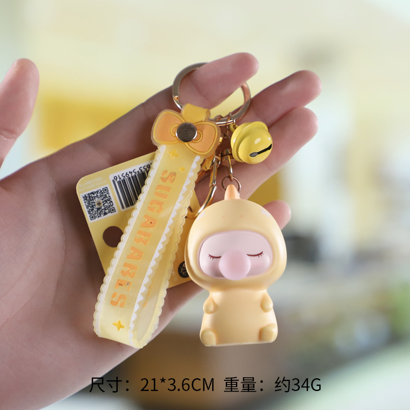 Dinosauro lindo lindo bonito bonito llavero, mochila, adornos, colgantes exquisitos, colgantes directos al por mayor.