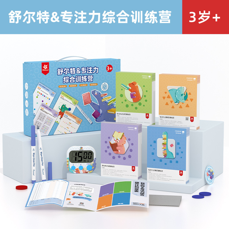 Pinwheel Bayman Schulte Square Focus Training Set Primary School Children's Attention Teaching Aids Toys