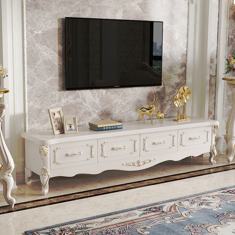 European Coffee Table Living Room Home Small Apartment Light Luxury Simple Modern Bedroom Tv Cabinet Solid Wood Tv Cabinet Combination