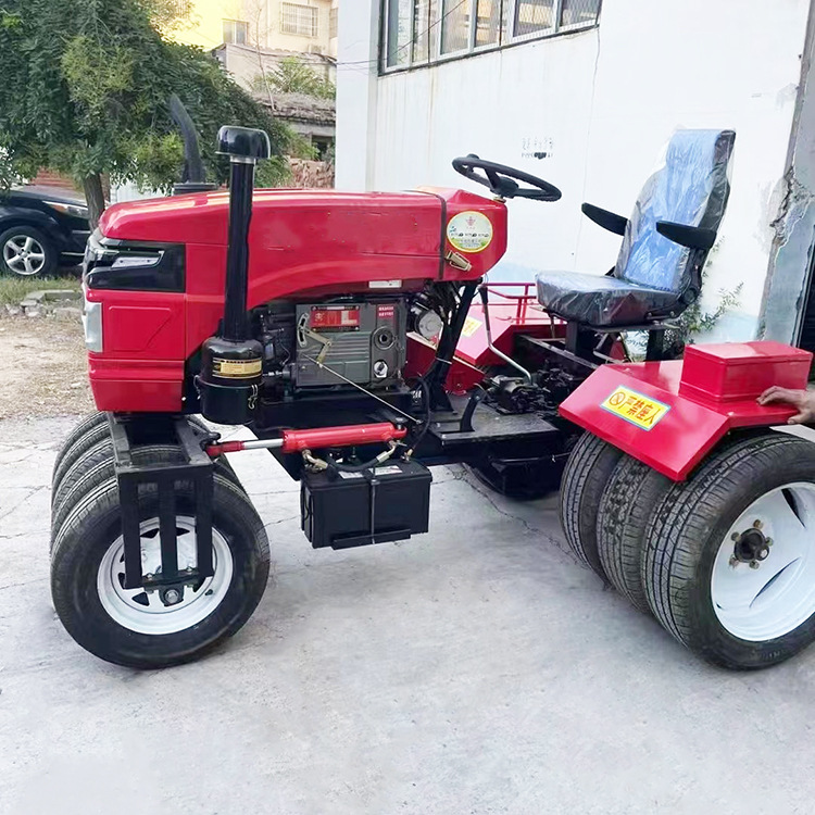 新款小麦麦田镇压器自走式25马力旱地压苗机保墒农用麦种压实机