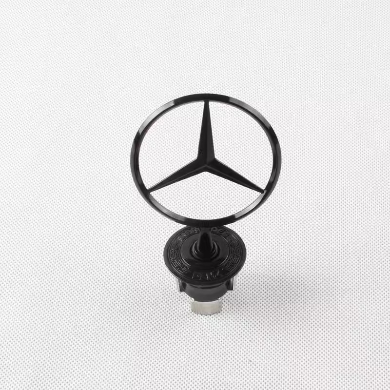 メルセデス・ベンツEクラス、Sクラス（W211）用、黒色エンブレム、金色エンブレム、E300、S350、ボンネットエンブレム、車エンブレム|undefined