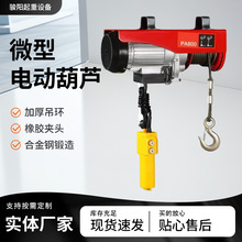 微型电动葫芦220V家用小吊机装修上料单双速户外升降微型电动葫芦