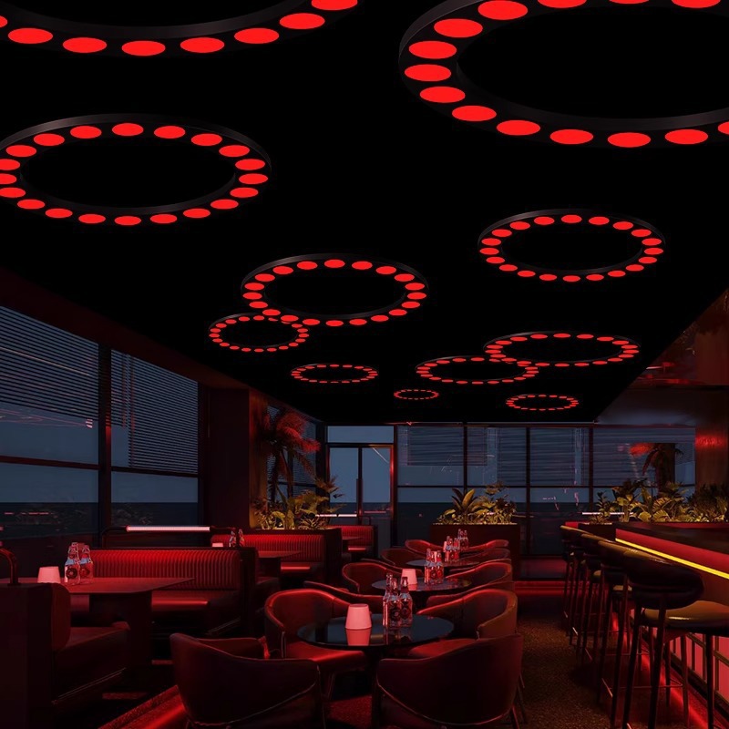 Bar de atmósfera iluminación techo decoración iluminación Hotpot tienda de catering bar bar bar café sala de baile de la noche rueda candelabrera
