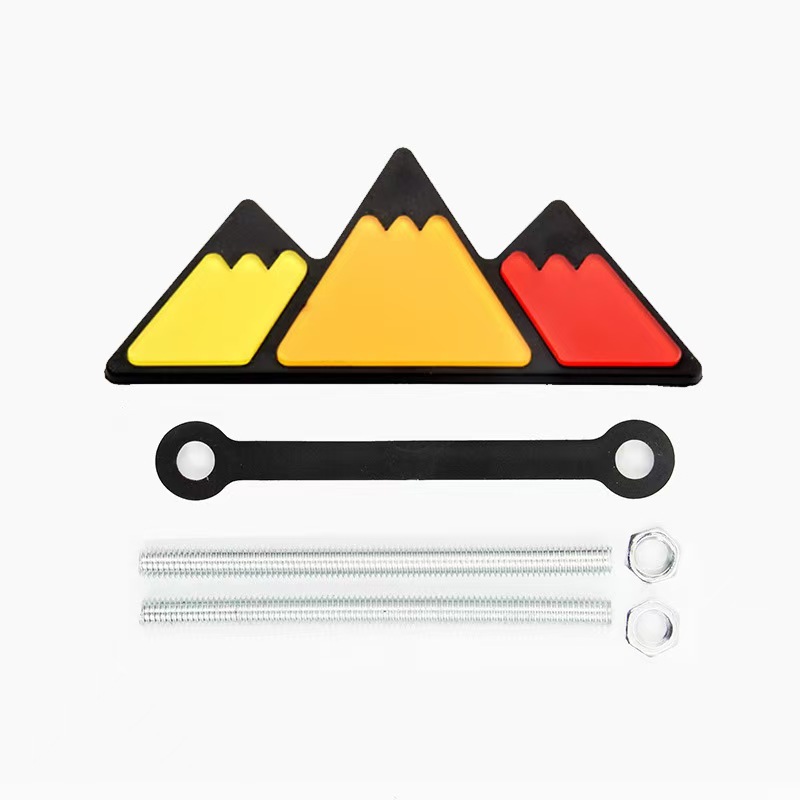 Suitable for Toyota Tacoma 4Runner Tundra Grille Three-Color Small Logo Modified Car Sticker Car Logo