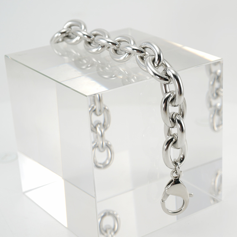 Men'S Gender Fashion Geometric Stainless Steel Plating Men's Bracelets