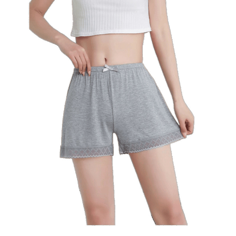 Cotton thin lace base shorts, safe trousers, protective underware, oversize