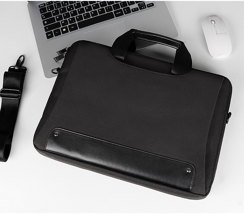 Wholesale single-shoulder portable laptop bags, waterproof briefcases, 131,415.6 inches, both men and women can print logos undefined