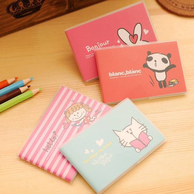 T형 슬리브 노트북 가로형 한국식 심플 롱 스트립 창의적 문구 메모장 휴대용 비즈니스 학생용품