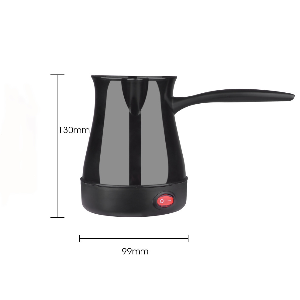 Calentador eléctrico de plástico cafetera cafetera Oriente Medio máquina de café turco eléctrica cafetera de cocina