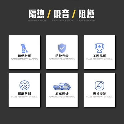 Car sound-absorbing cotton cover lining Superb engine