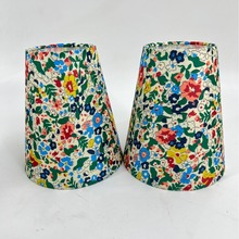 夏季新款PVC加布小翠花布灯罩台灯灯罩外壳吊灯卧室学习床头灯