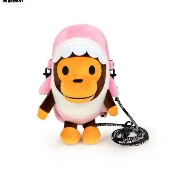 Japón marca de moda bapex Milo mono niño hombro oblicuo bolso para teléfonos móviles bolso para teléfonos móviles camuflado cartón calle