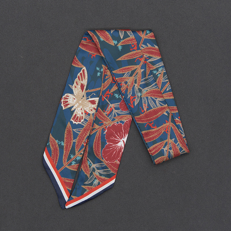 Una pieza de cabello combinado con mano coreana francesa joyería de bolsas de pañuelo largo joyería de cabello correa larga correa de cabello