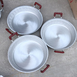 ?BB4C批发小平锅煎锅不粘锅烙饼家用煎饺炕饼铝制加厚水煎包平