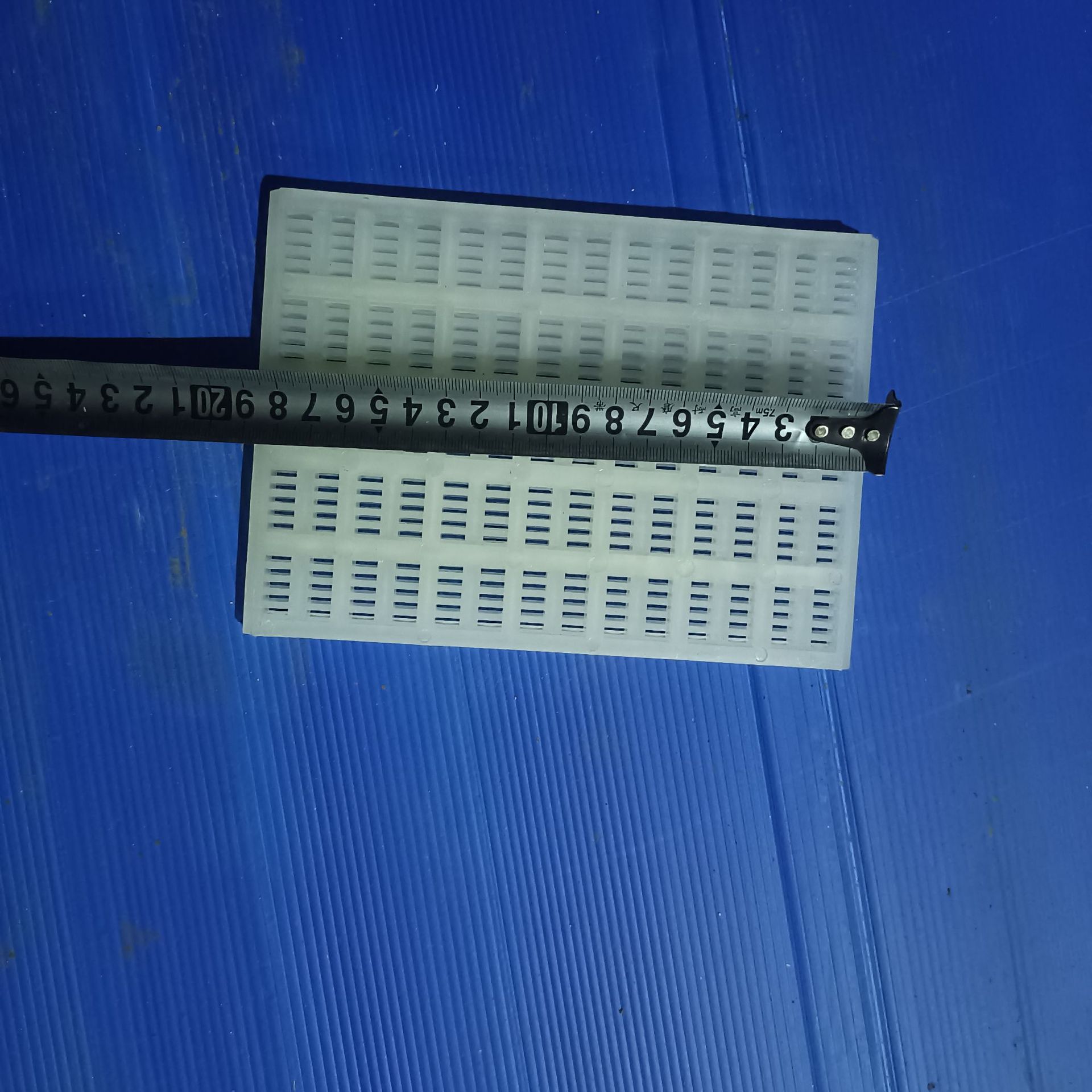 8X1.5mm宽高透水率PP塑料拼装电镀滚桶筒篮笼框耐酸碱模压长孔网