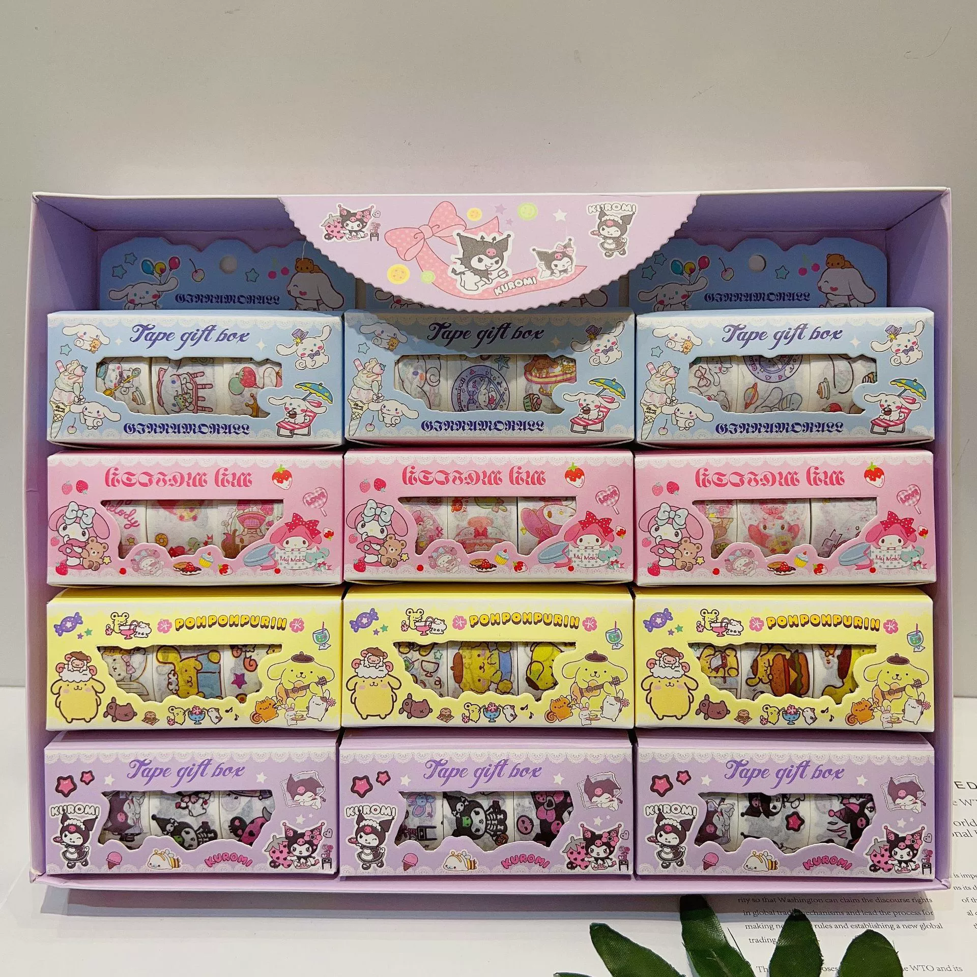 Новый мультфильм Санрио ручной счет и бумажная лента набор милые девчушки сердца ins лента diy наклейки для украшения