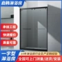 一字型干湿浴室钢化玻璃