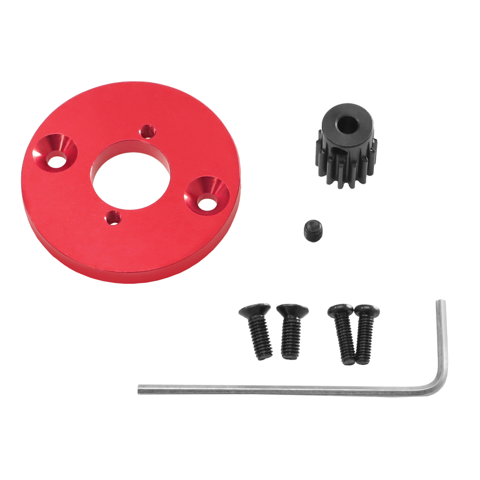 莽牛 MN128 86s G500 遥控车540马达转接座 14T钢齿轮 改动力升级